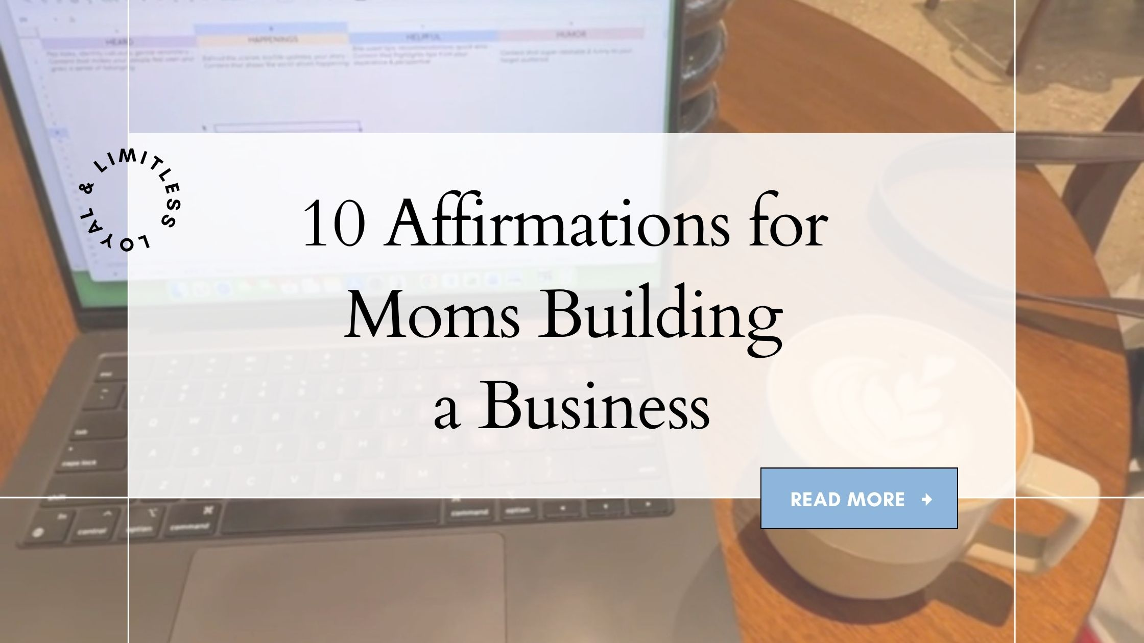 10 Affirmations for Moms Building a Business